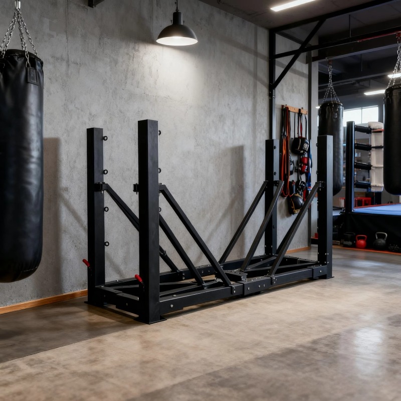 Home Gym Foldable - Opvouwbare boksringset, klein, inklapbaar, voor thuisbokstraining