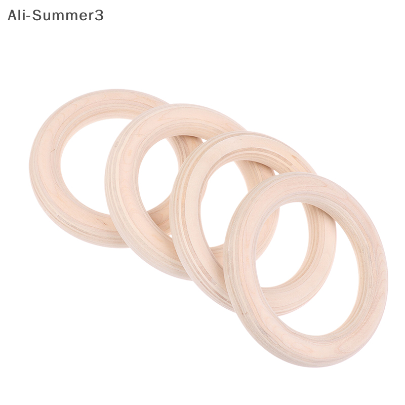 Gymnastic Rings Wooden - 2 stks/paren Houten Ring Draagbare Crossfit