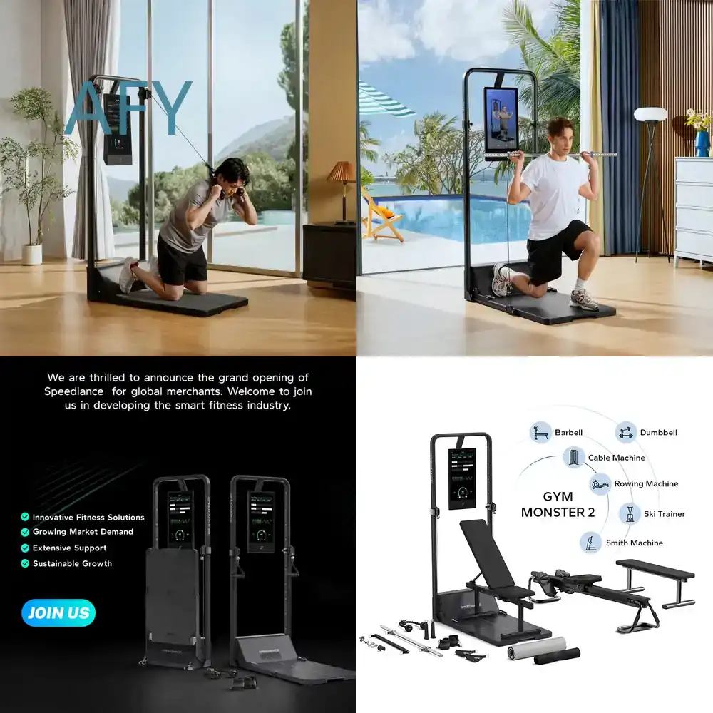Home Gym Installation - Speediance All-in-One fitnessapparaat voor thuisgebruik, geen