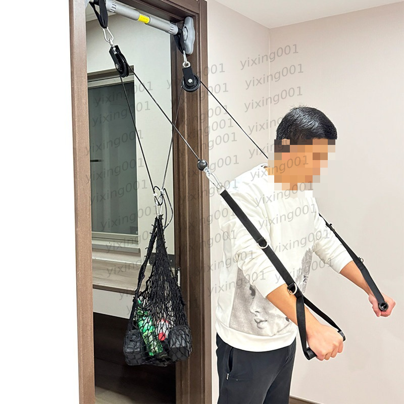 Home Gym Pulley System - Multifunctionele Gym Kabelhandgrepen DIY Thuis Fitness