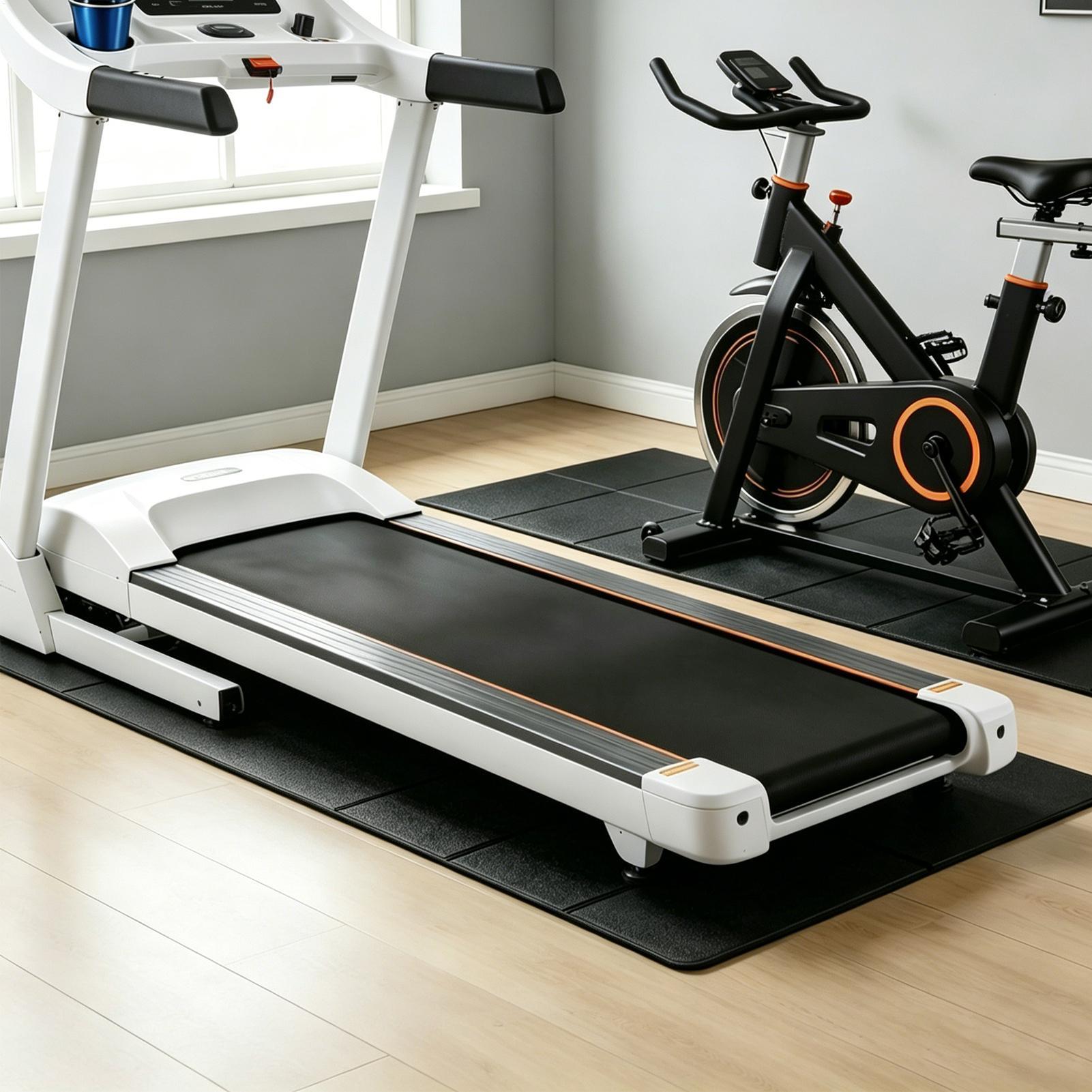Home Gym Leg - Loopbandpads voor de vloer Antislip Trillingsabsorberend