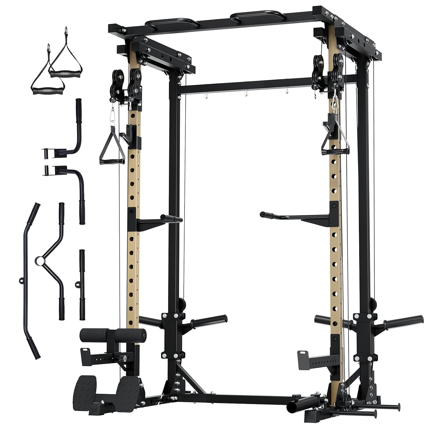 Home Gym Pulley System - Drone3 Power Rack, 2500lbs Multifunctionele Home