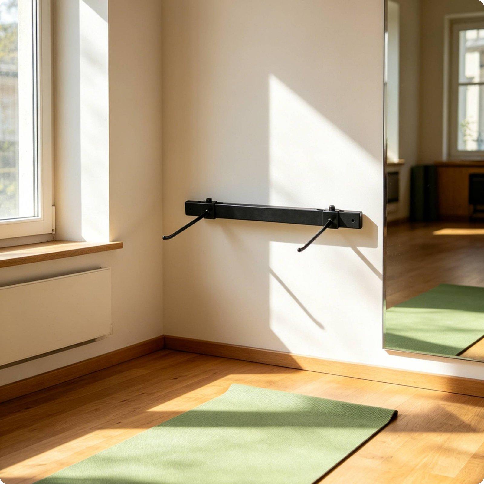 Wandmontage opbergrek voor oef - Home Gym Studio recensie en prijs