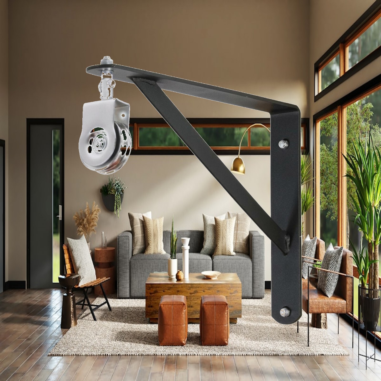 Schouderkatroltrainer met hand - Home Gym Pulley System recensie en prijs