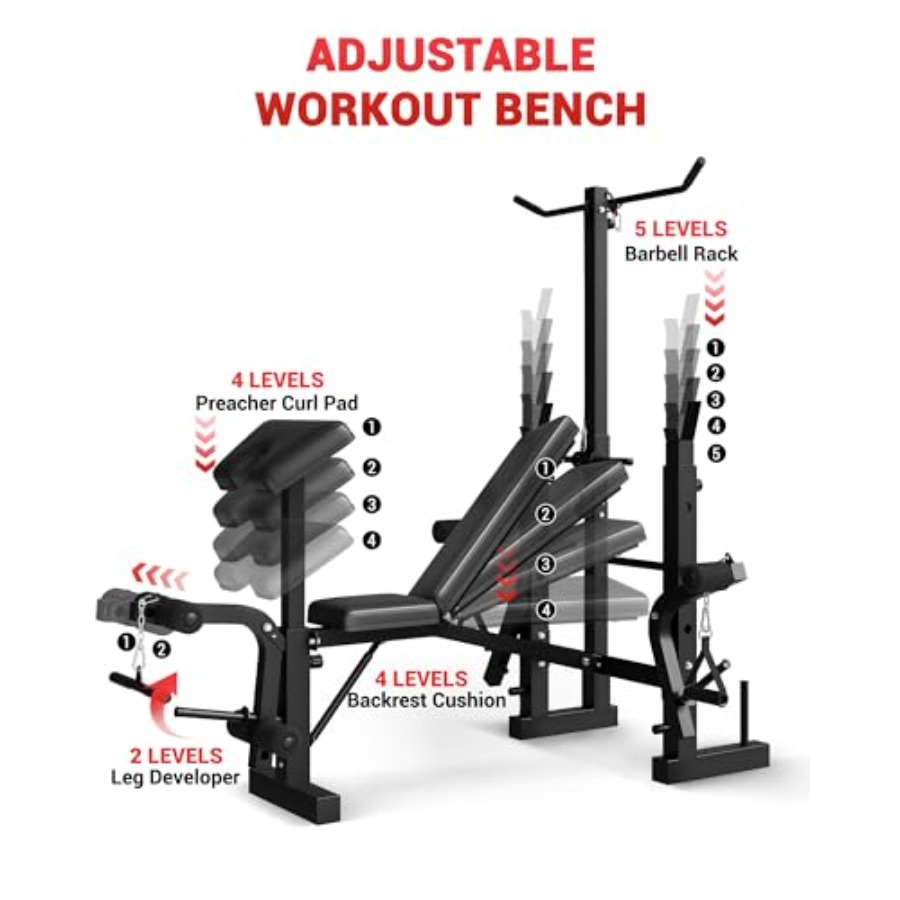 Homegym 8-in-1 opvouwbare gewi - Home Gym Lat Pulldown recensie en prijs