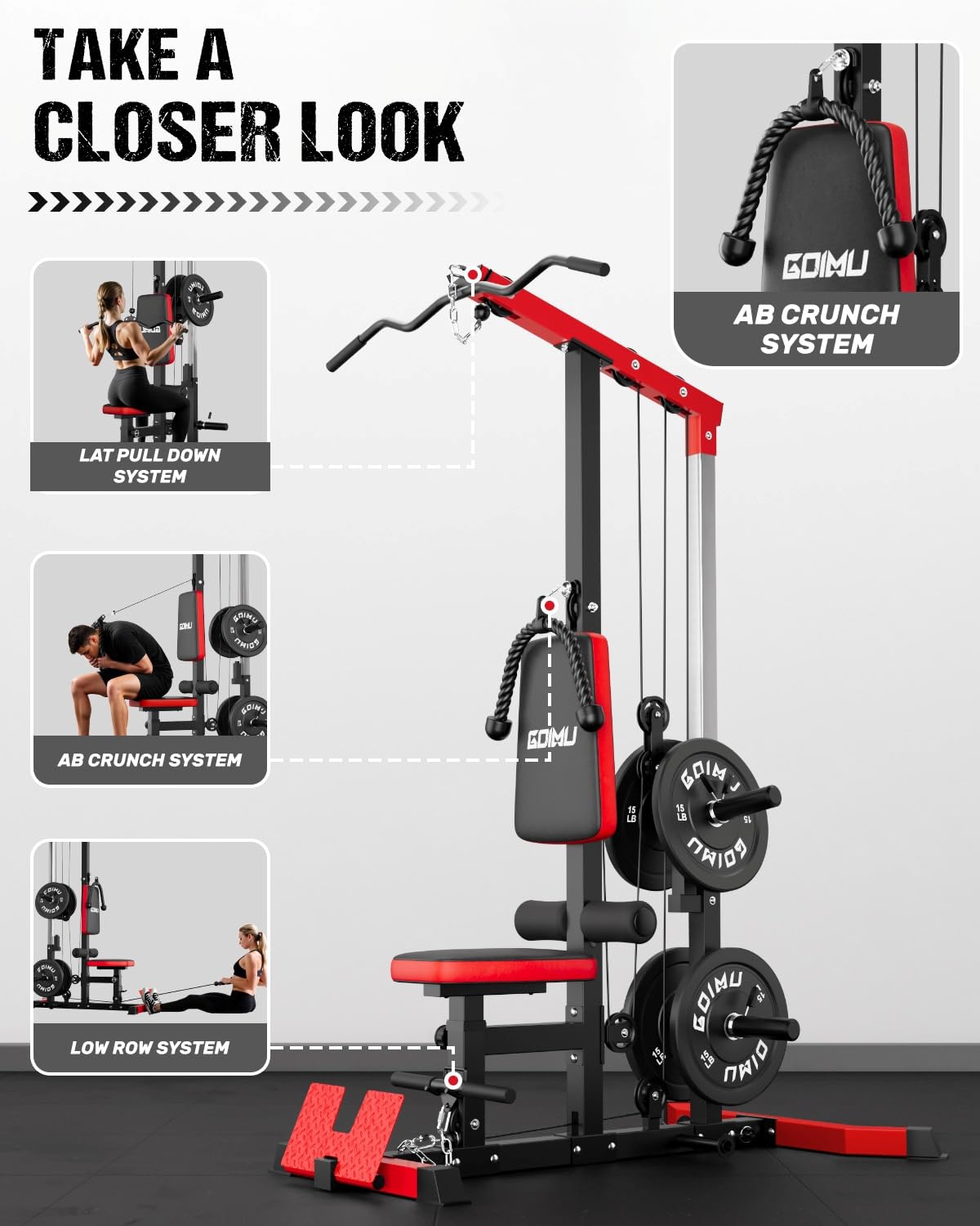 LAT Pulldown & Row Kabelmachin - Home Gym Lat Pulldown recensie en prijs