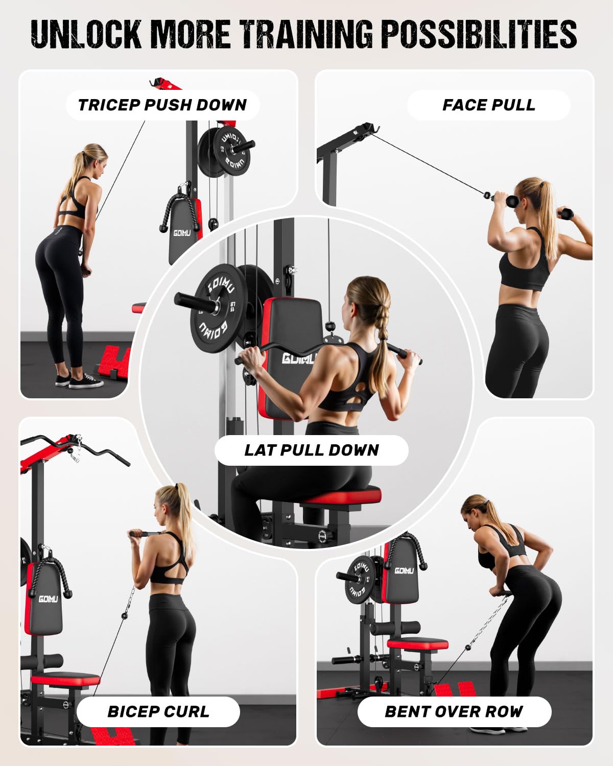 LAT Pulldown & Row Kabelmachin - Home Gym Lat Pulldown recensie en prijs