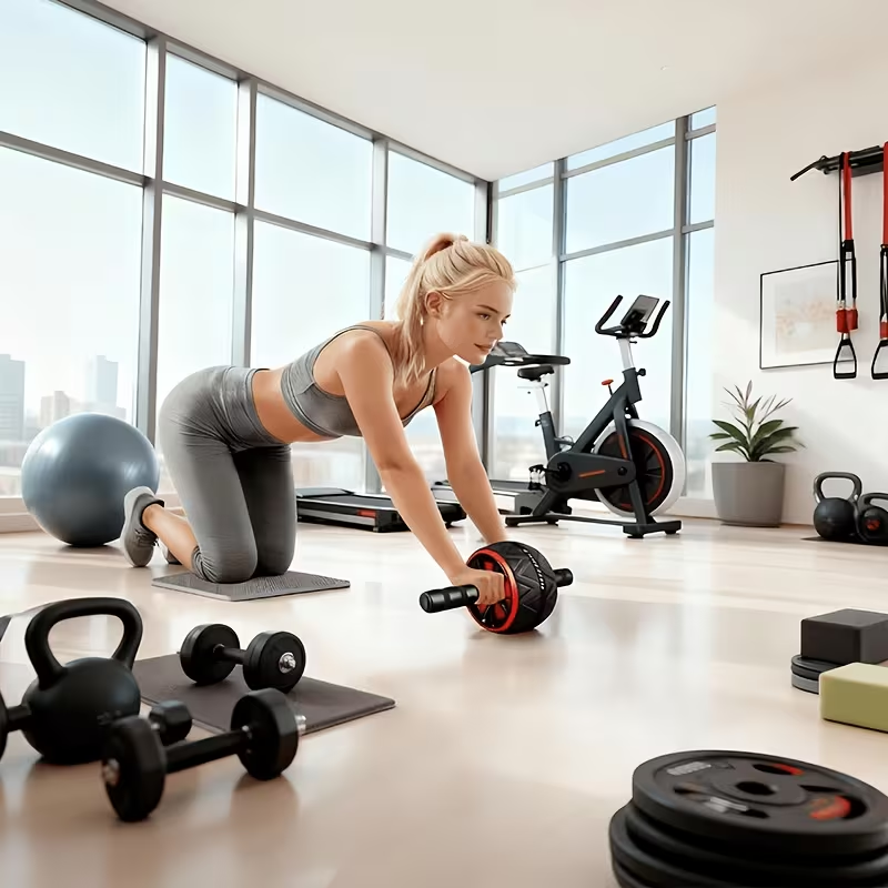Ab Roller Wiel en Kniemat, Bui - Home Gym Simple recensie en prijs