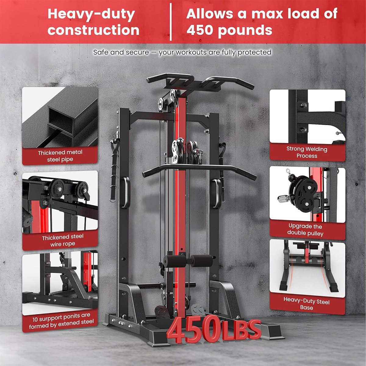 Pooboo Home Gym Machine - Hoog - Home Gym Leg recensie en prijs