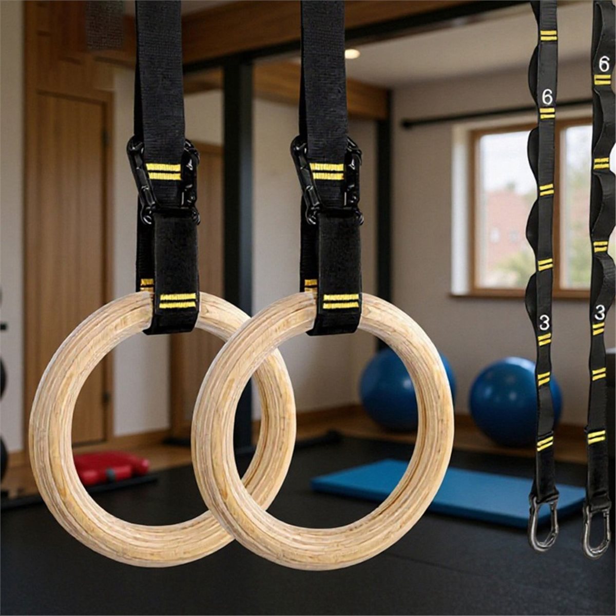 Zomeruitverkoop 2 stuks houten - Gymnastic Rings Wooden recensie en prijs
