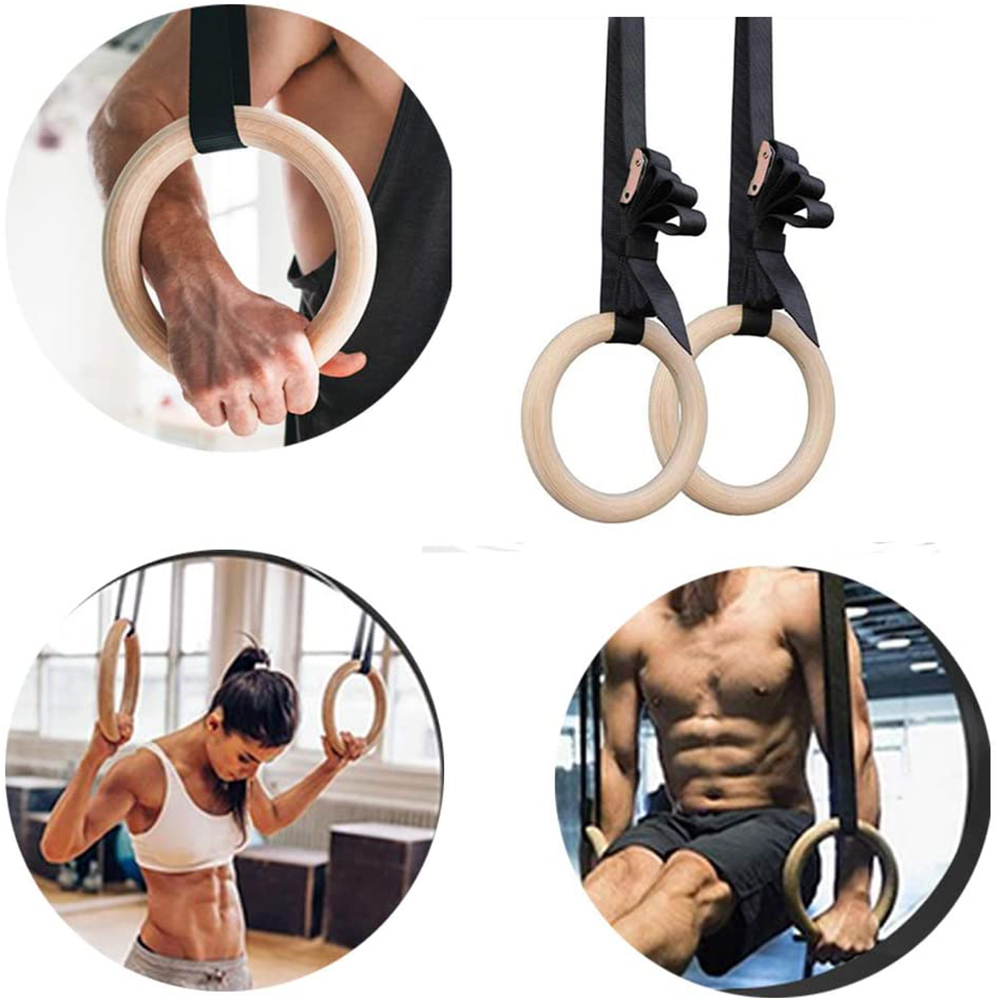 28/32 MM Fitness Houten Gymnas - Gymnastic Rings Wooden recensie en prijs