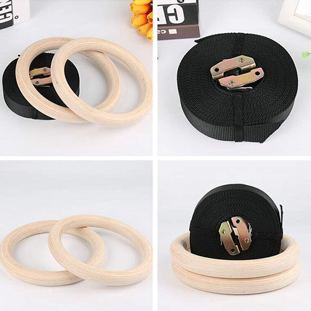 28/32 MM Fitness Houten Gymnas - Gymnastic Rings Wooden recensie en prijs