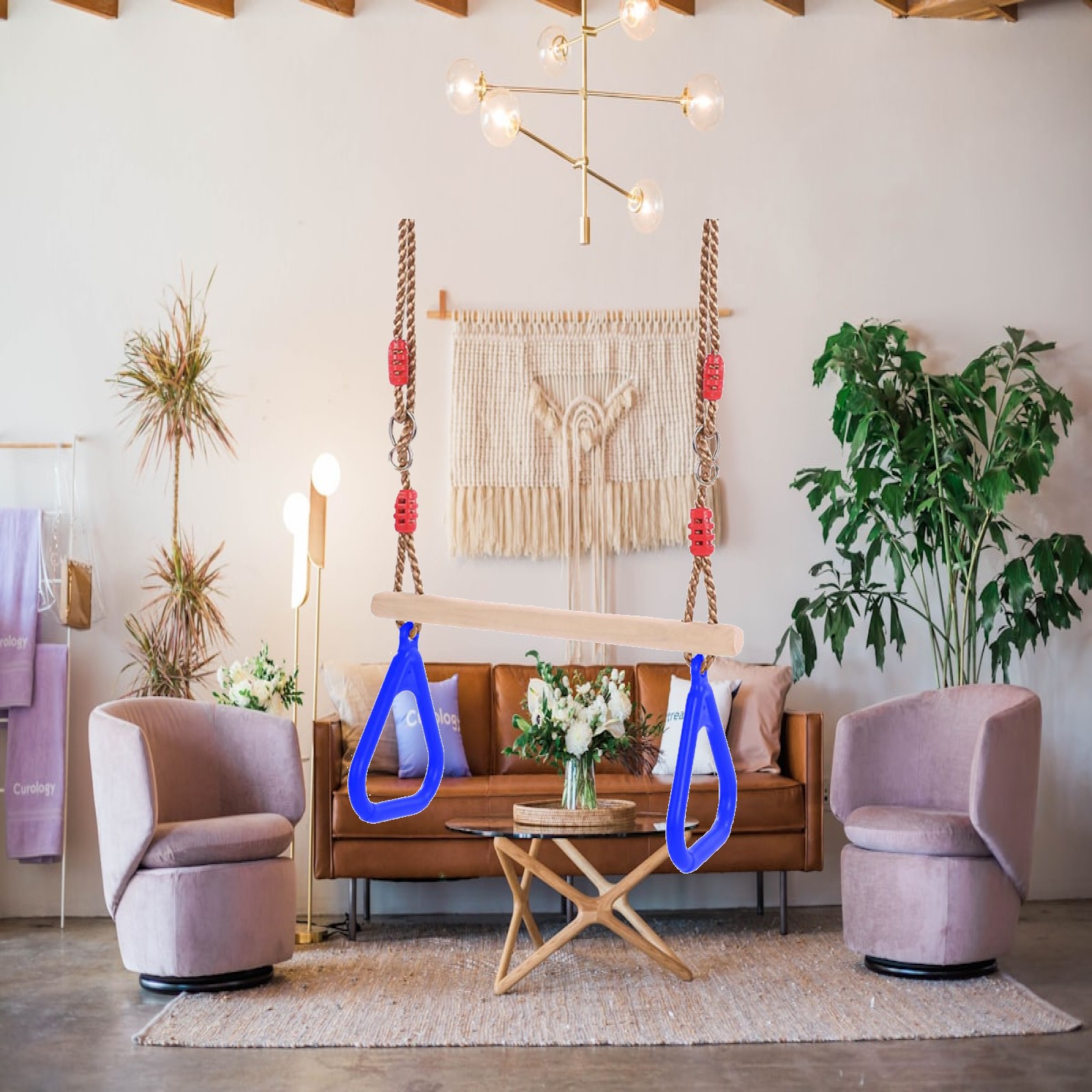 Binnen- en buiten speeltoestel - Gymnastic Rings Wooden recensie en prijs