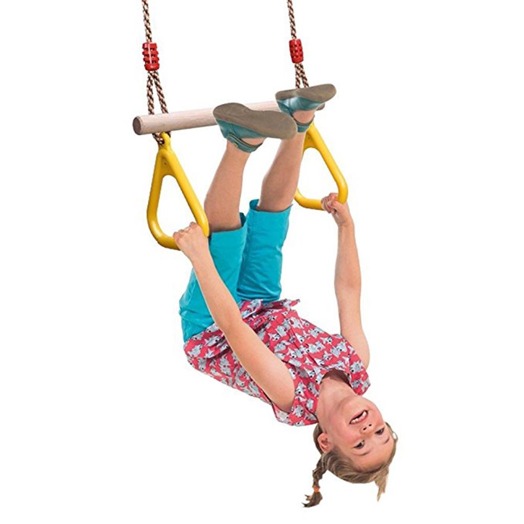 Binnen- en buiten speeltoestel - Gymnastic Rings Wooden recensie en prijs
