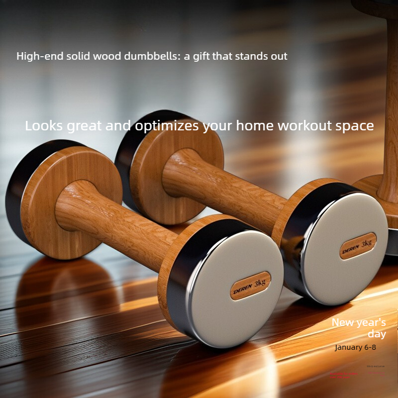 Verstelbare halterset van hout - Home Gym Designs recensie en prijs