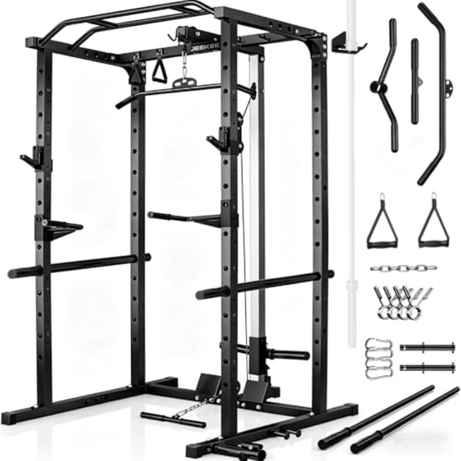 Homegym power rack met LAT pul - Home Gym Lat Pulldown recensie en prijs