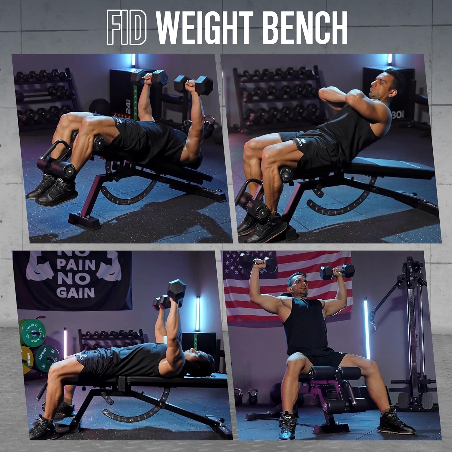 Homegym Gewichtsbank - Staal,  - Home Gym Leg recensie en prijs