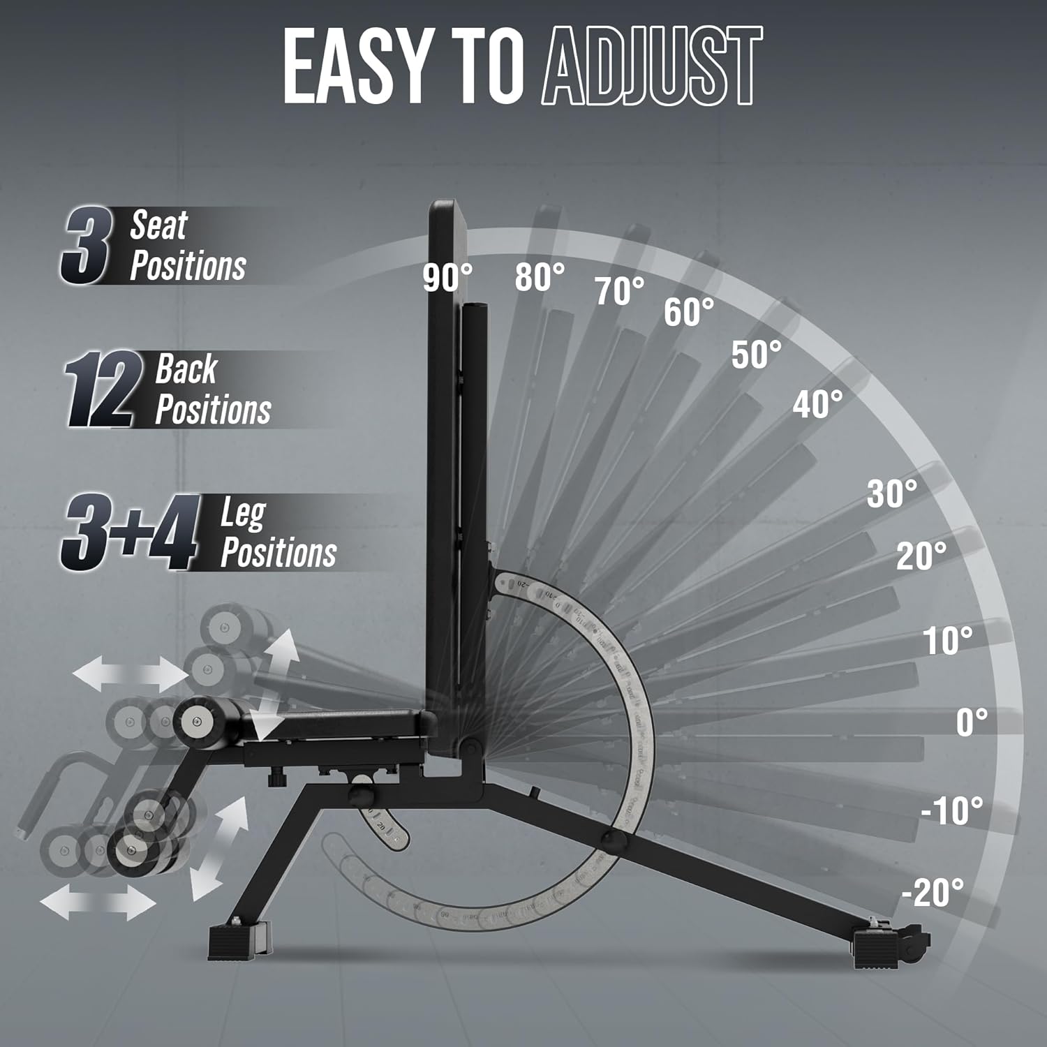 Homegym Gewichtsbank - Staal,  - Home Gym Leg recensie en prijs