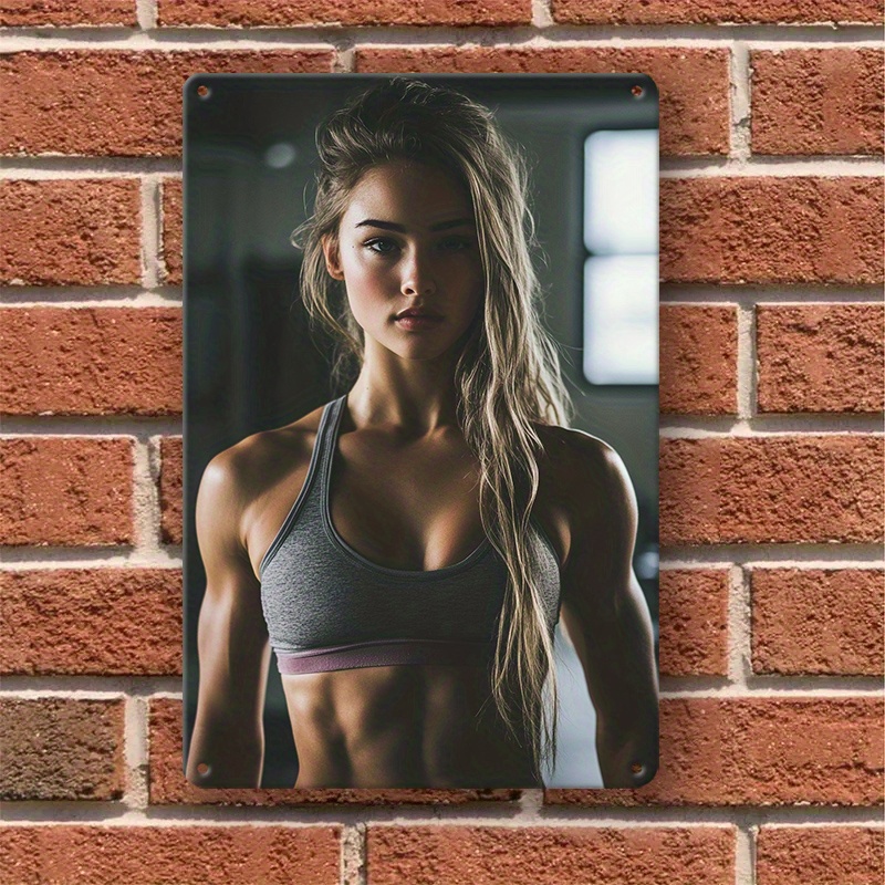IJzer gegraveerd fitness motiv - Home Gym Installation recensie en prijs
