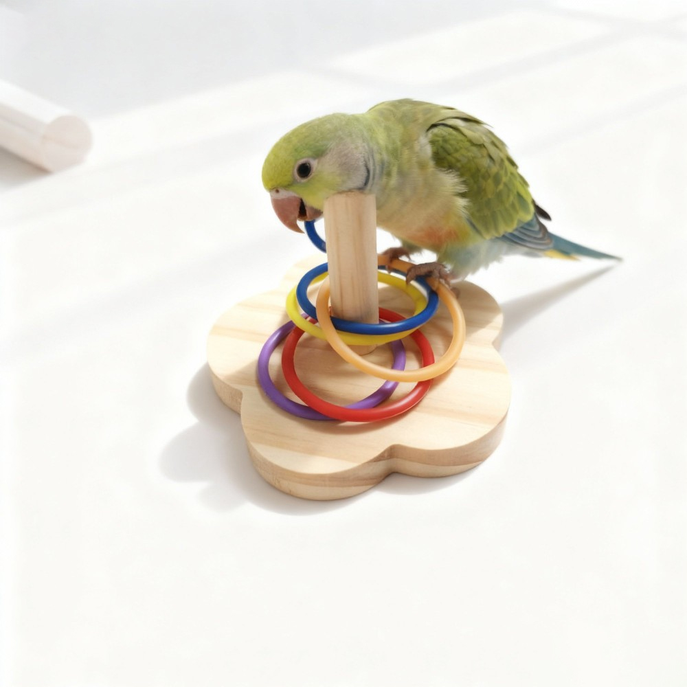 1PC Houten Papegaai Intelligen - Gymnastic Rings Wooden recensie en prijs