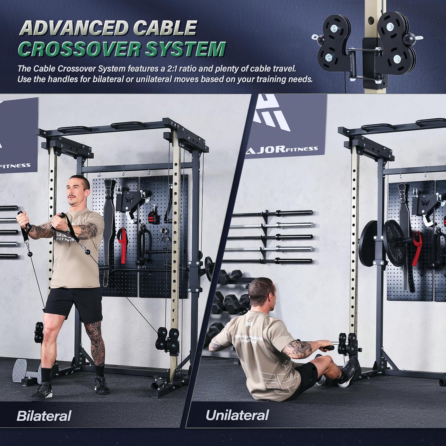 Drone3 Power Rack, 2500lbs Mul - Home Gym Pulley System recensie en prijs