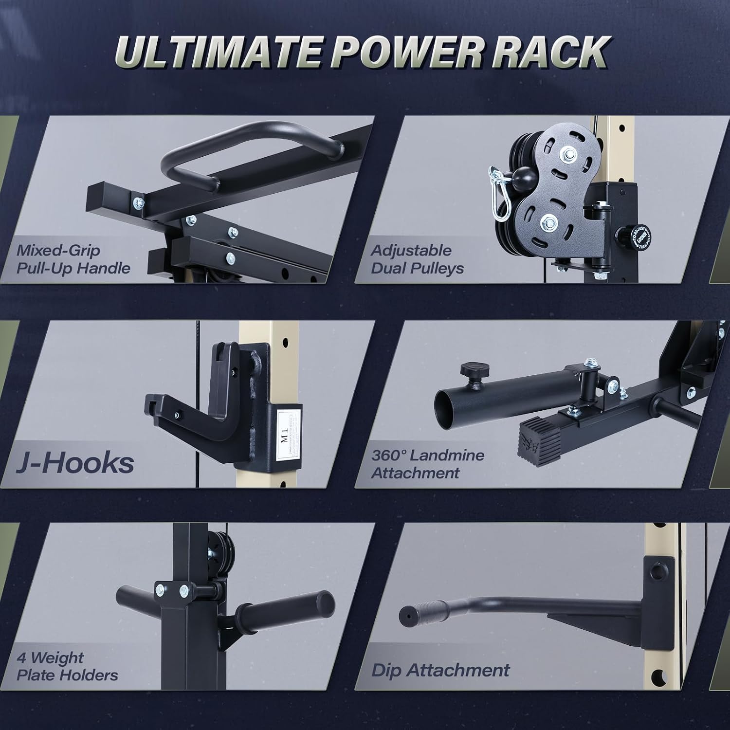 Drone3 Power Rack, 2500lbs Mul - Home Gym Pulley System recensie en prijs