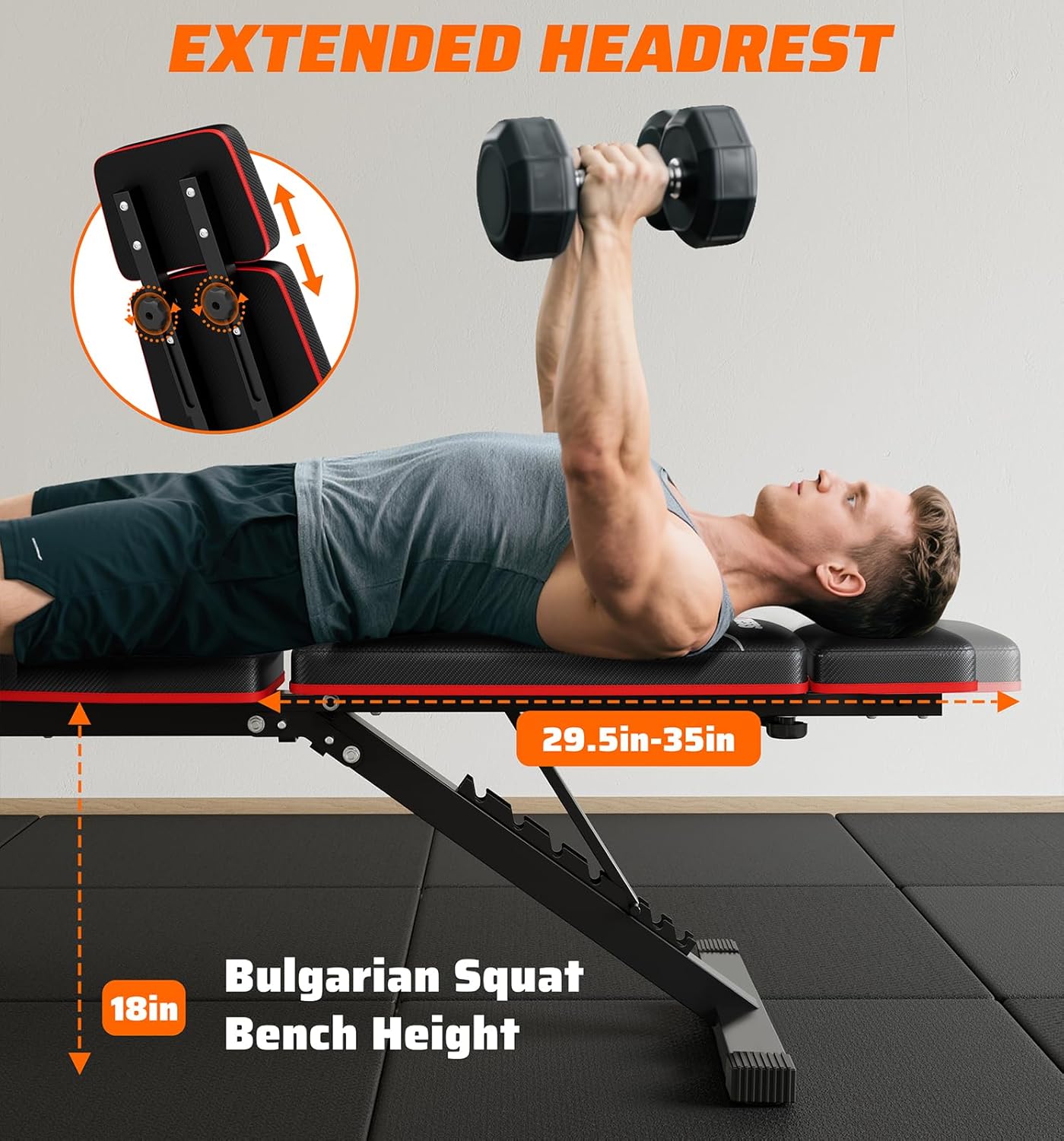 Opvouwbare halterbank voor thu - Home Gym Foldable recensie en prijs