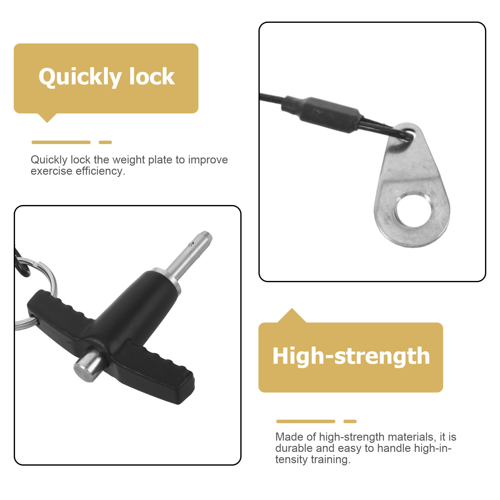 Gym-pinnen voor gewichtstapels - Home Gym Fitness recensie en prijs